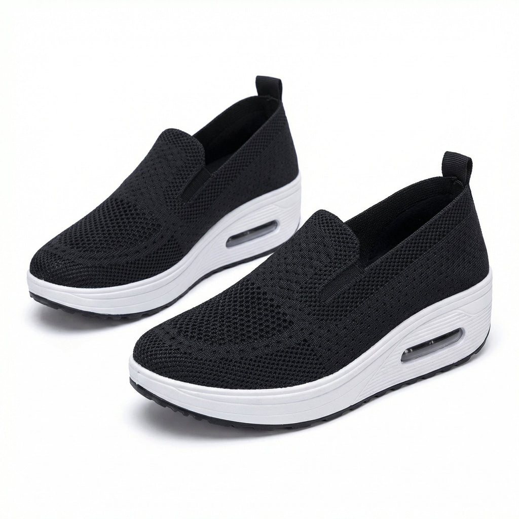 Air Cushion Knit Platform Sneaker