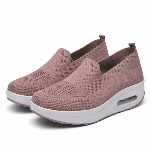 Air Cushion Knit Platform Sneaker