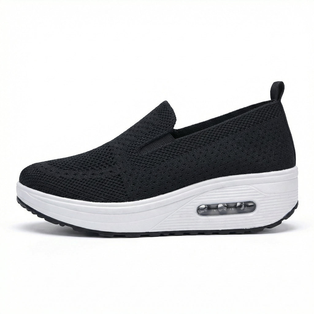 Air Cushion Knit Platform Sneaker