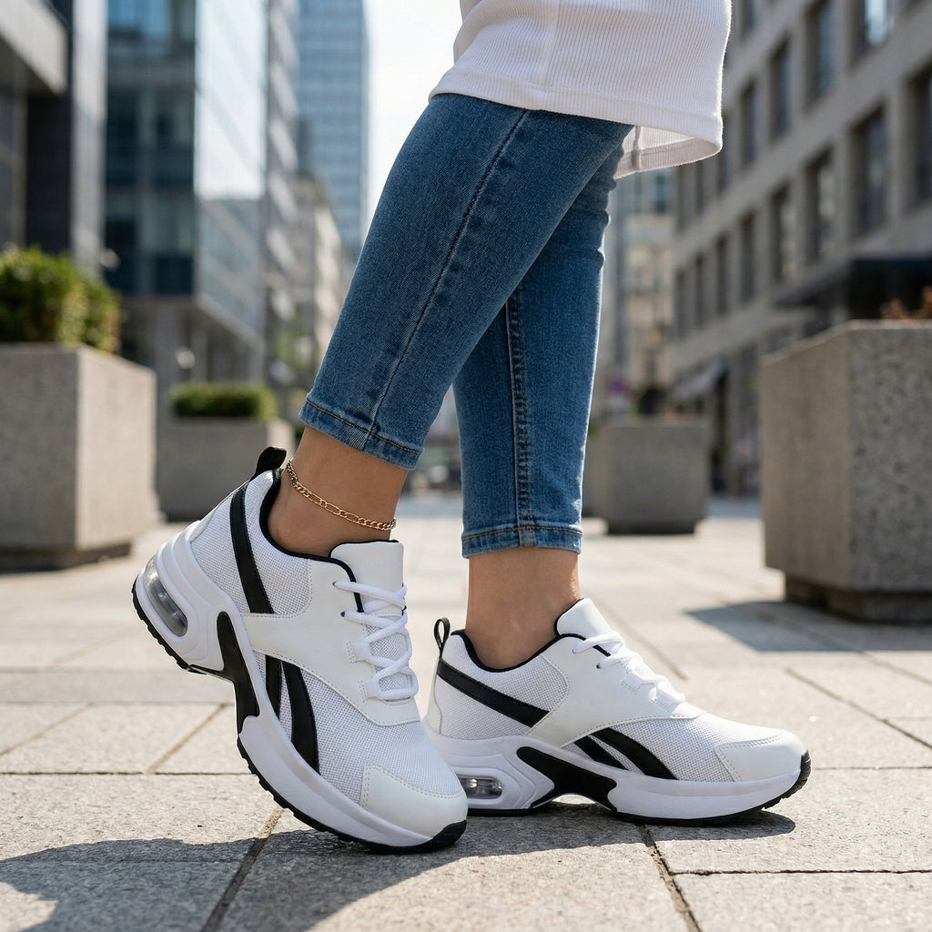 Lace-Up Air Cushion Chunky Sneaker